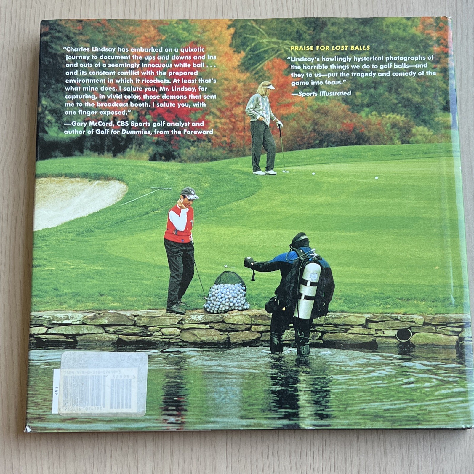 Charles Lindsay Bad Lies Hardcover 2010 Golf Mishaps Lost Balls Missing Links