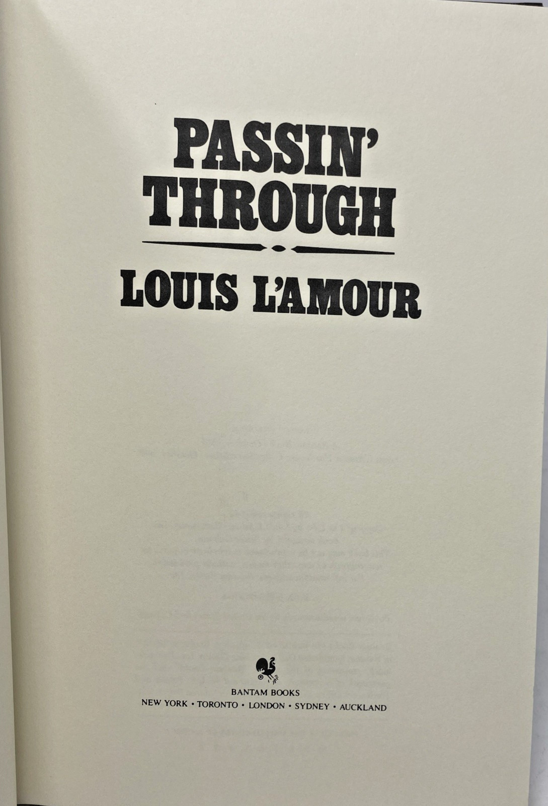 Louis L’Amour Lot of 4~ Imitation Leather Excellent Condition~ Bantam Books