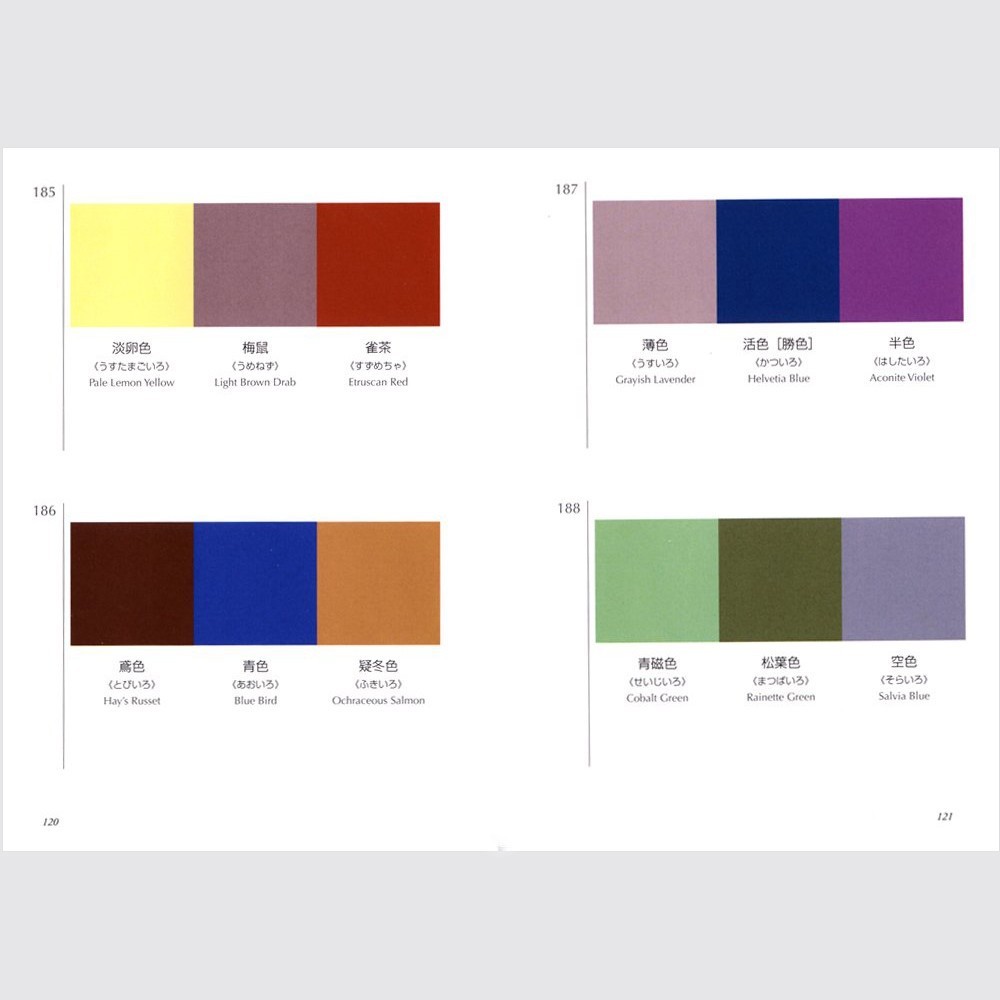 A Dictionary of Color Combinations Taisho Showa Japanese Design Book New