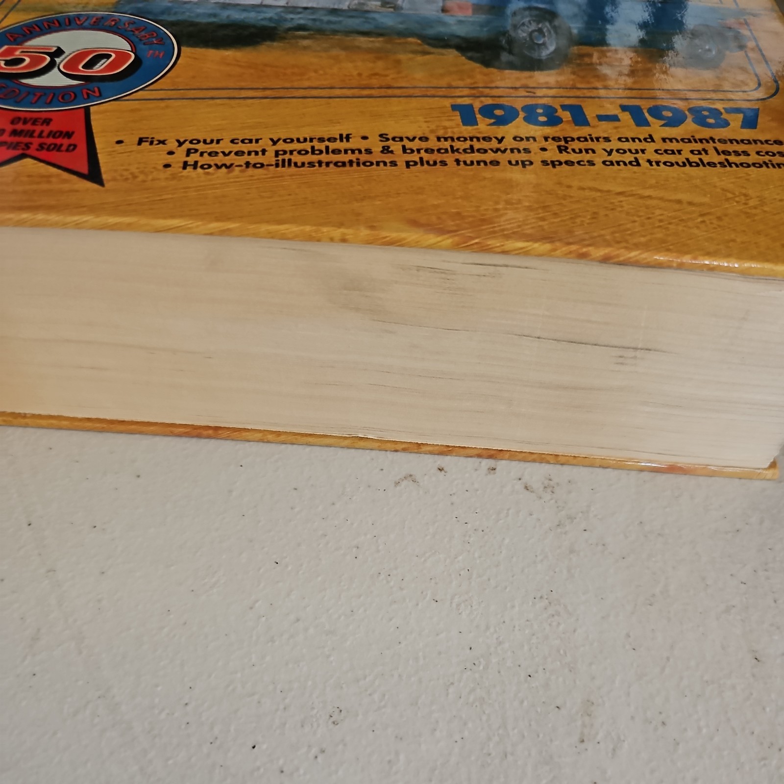 MOTOR Auto Repair Manual 50th Edition 1981-1987 • First Printing – Hardcover