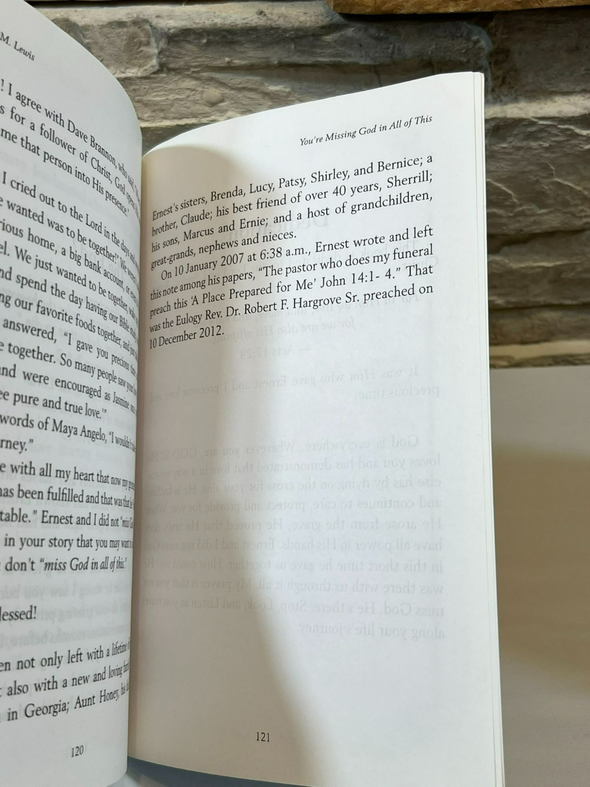 You’re Missing God in All of This by Lydia M. Lewis 2013 PB Christian Story Book