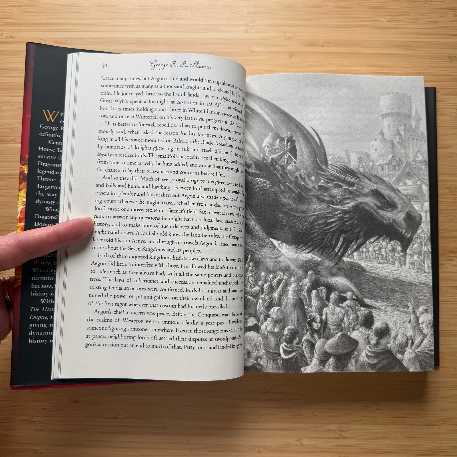 SIGNED Fire and Blood George R.R. Martin Targaryen Hardcover Illustrated NEW