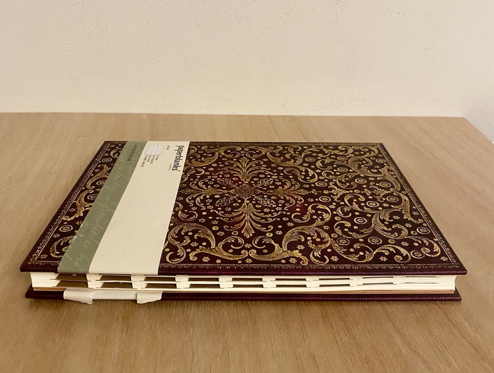 Aurelia Ultra Hardcover Address Book by Paperblanks 144 pages Thumb Index NEW
