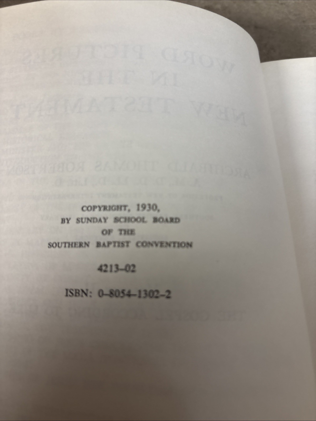 Word Pictures in the New Testament 4 Volumes I, III, IV, V by A.T. Robertson