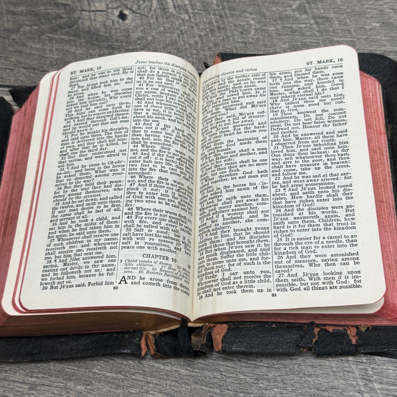Holy Bible KJV With Helps Pronouncing Nelson 1930’s Black Face Type Color Maps