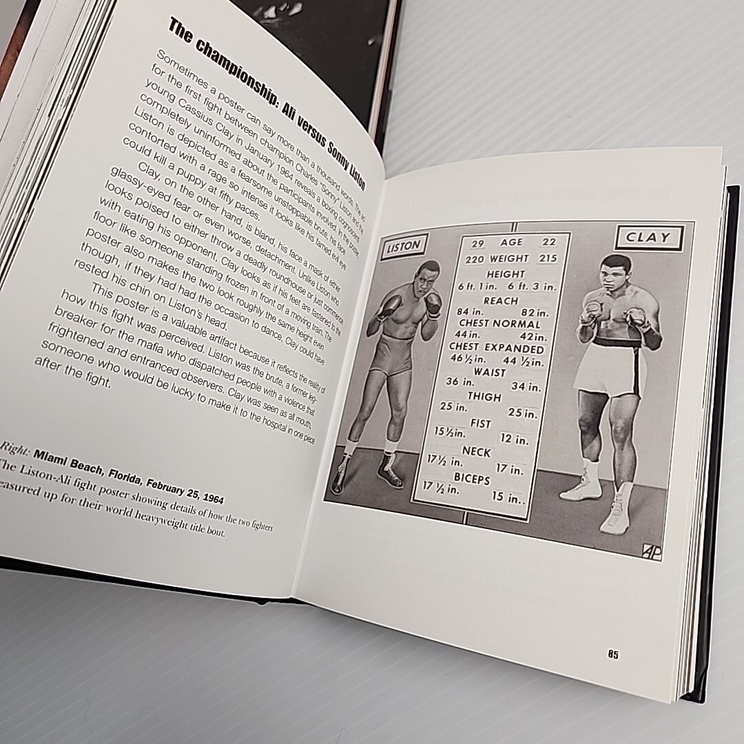 2 Books on Muhammad Ali : Handbook & Ali in Action DVD Documentary HC Nice