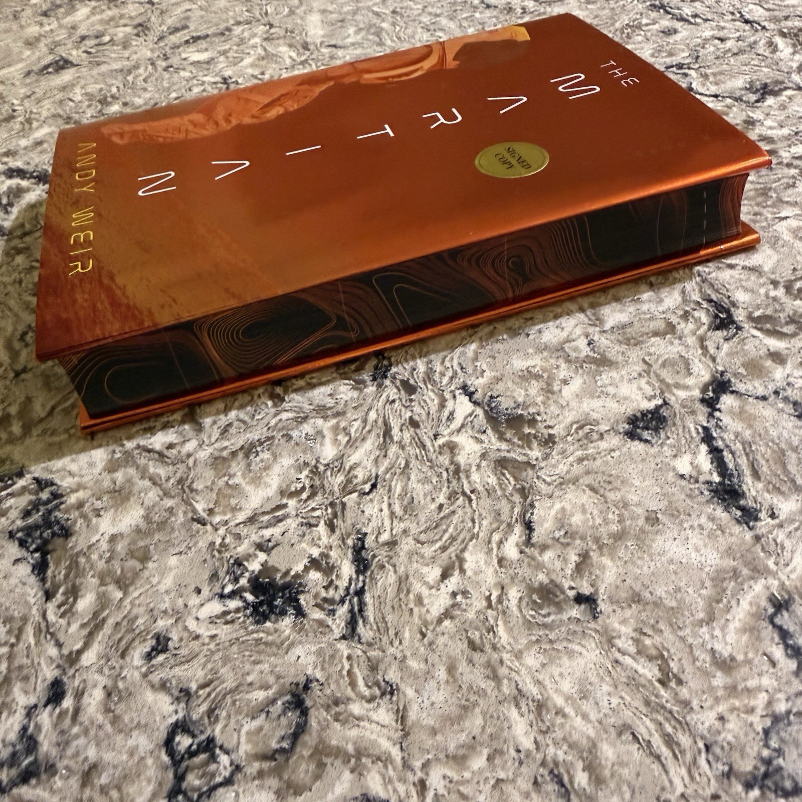 The Martian SIGNED by Andy Weir DELUXE EDITION (2026, Hardcover)