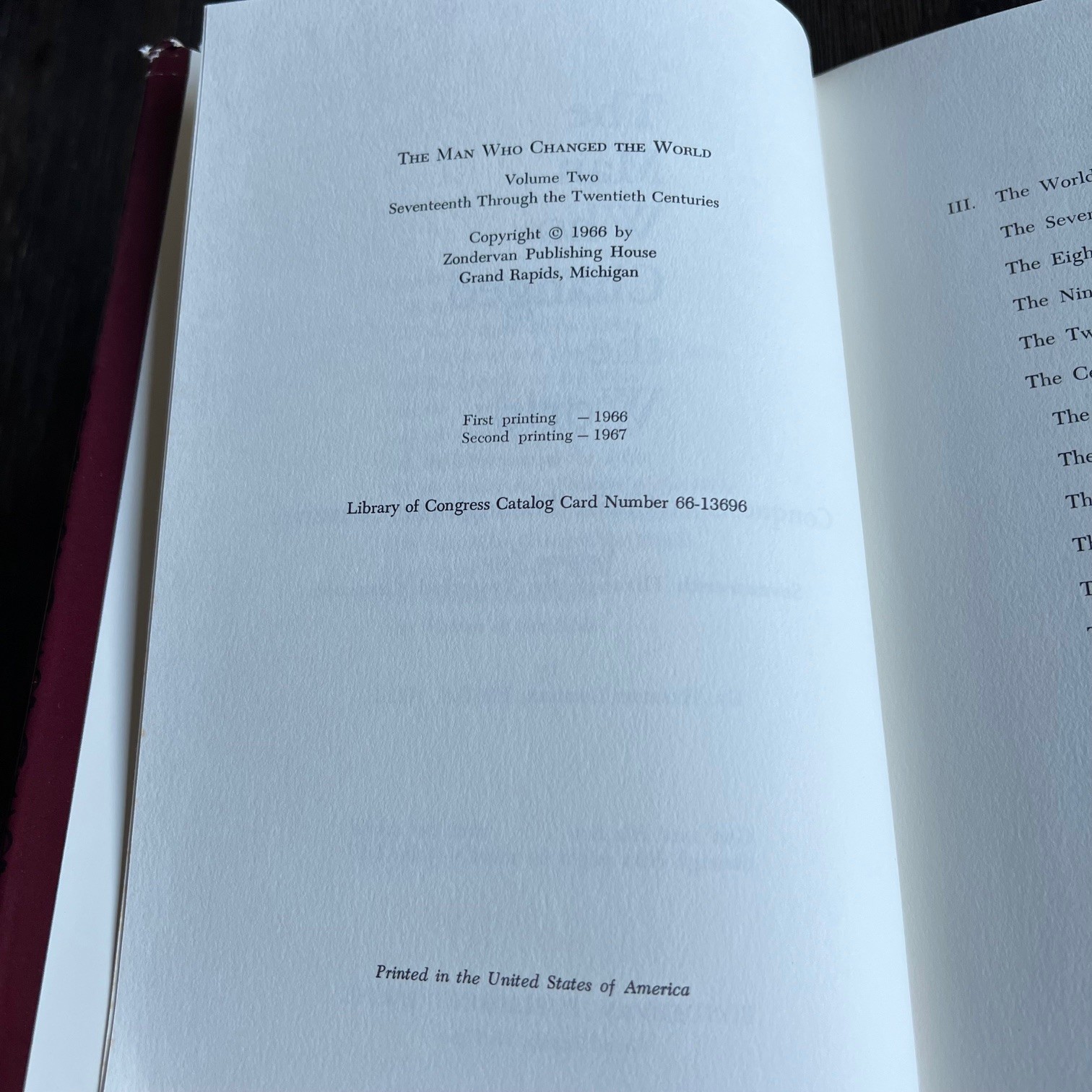 The Man Who Changed the World Herbert Lockyer 2 Volume Set VTG Hardcover 1966
