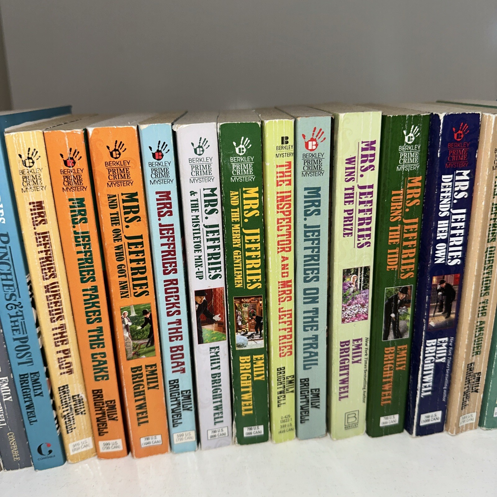 MRS. JEFFRIES Complete Set Series 1-41 by Emily Brightwell See Description.