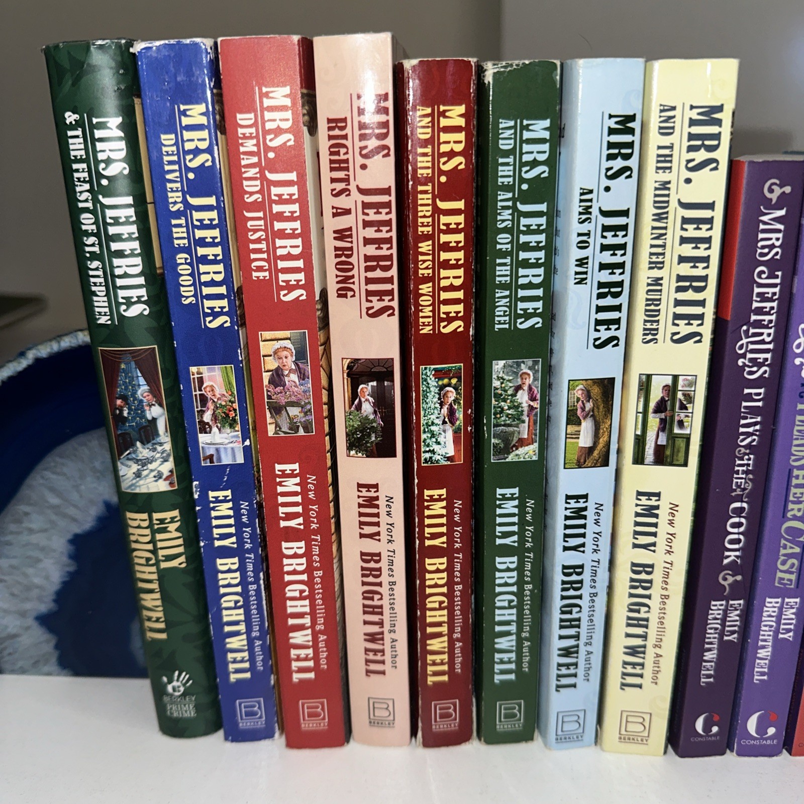 MRS. JEFFRIES Complete Set Series 1-41 by Emily Brightwell See Description.