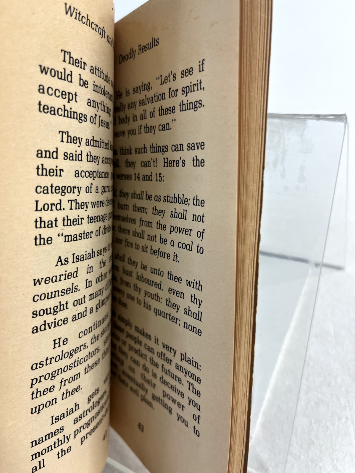 Witchcraft & Familiar Spirits Paperback by Hilton Sutton Vintage Book