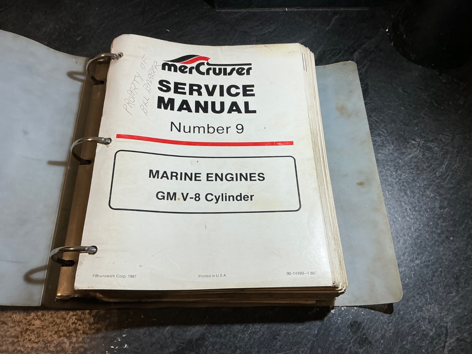 Mercruiser GM V-8 5.0L 305, 5.7L 350, 7.4L 454 Marine Engines Service Manual #9