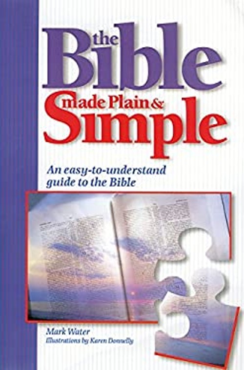 The Bible Made Plain and Simple Paperback Mark Water