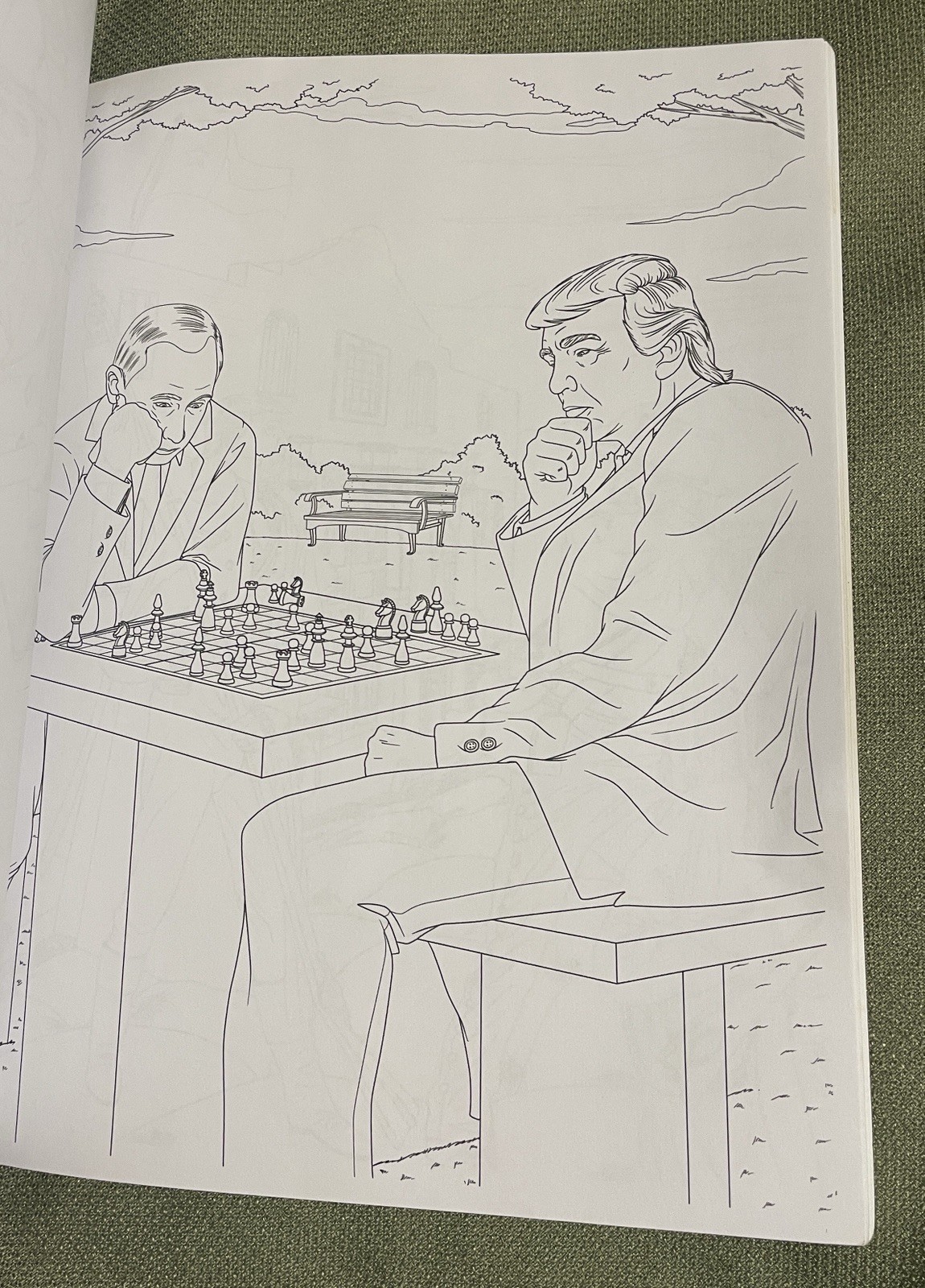 “THE TRUMP COLORING BOOK” by M.G. ANTHONY President Donald J POST HILL PRESS