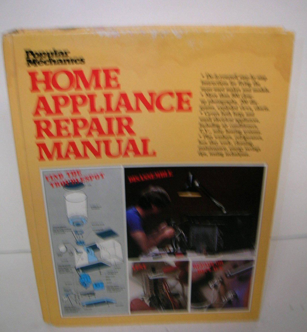 Home Appliance Repair Manual Hardcover Illustrated 320pg Popular Mechanics