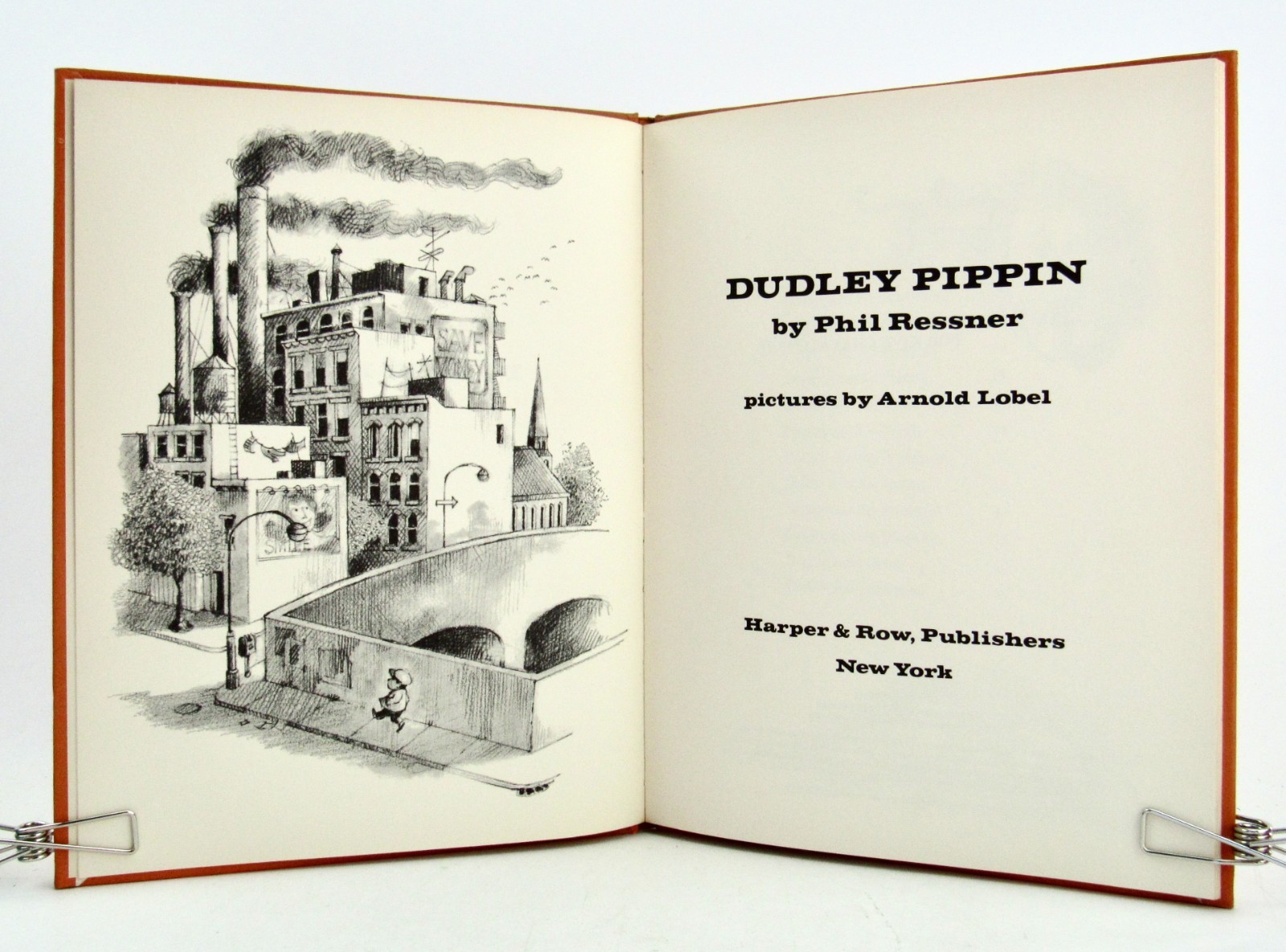 DUDLEY PIPPIN Phil Ressner & Arnold Lobel 1965 Harper & Row 1st Signed HBDJ