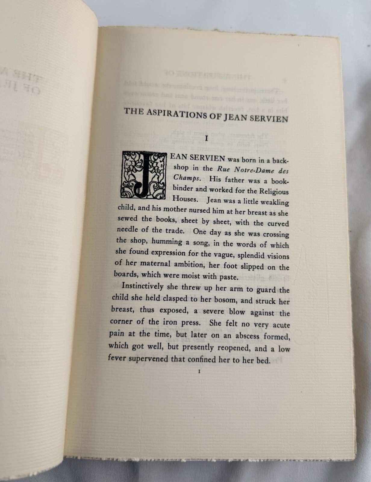 1924 The Works of Anatole France Vol X Jean Servien Balthasar Autograph Ed Wells