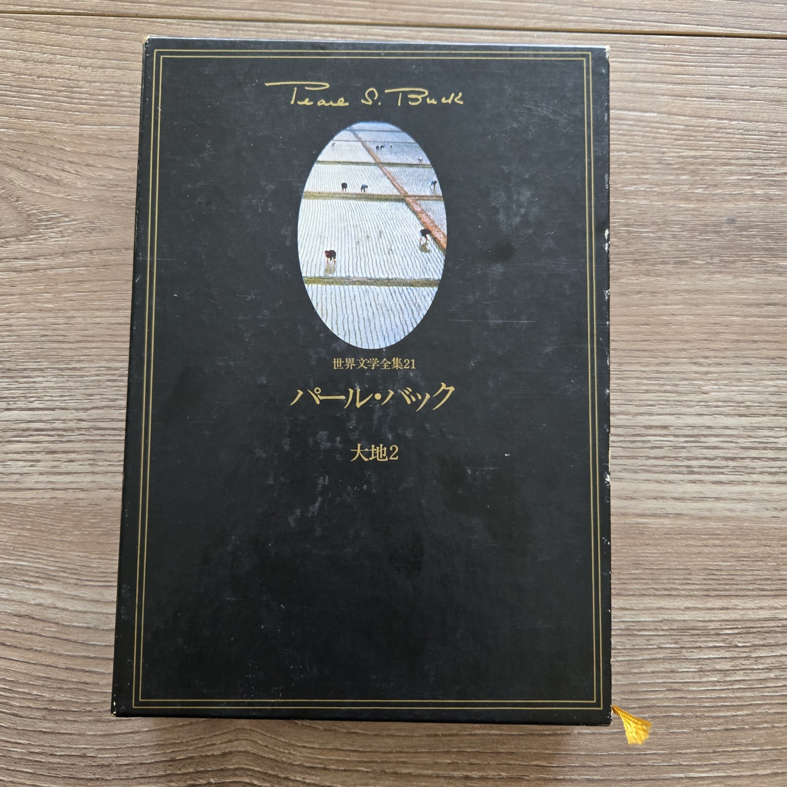 Pearl Buck 大地 The Good Earth Vol 1-2 Japanese HC Slipcase Set 1977 Complete VTG