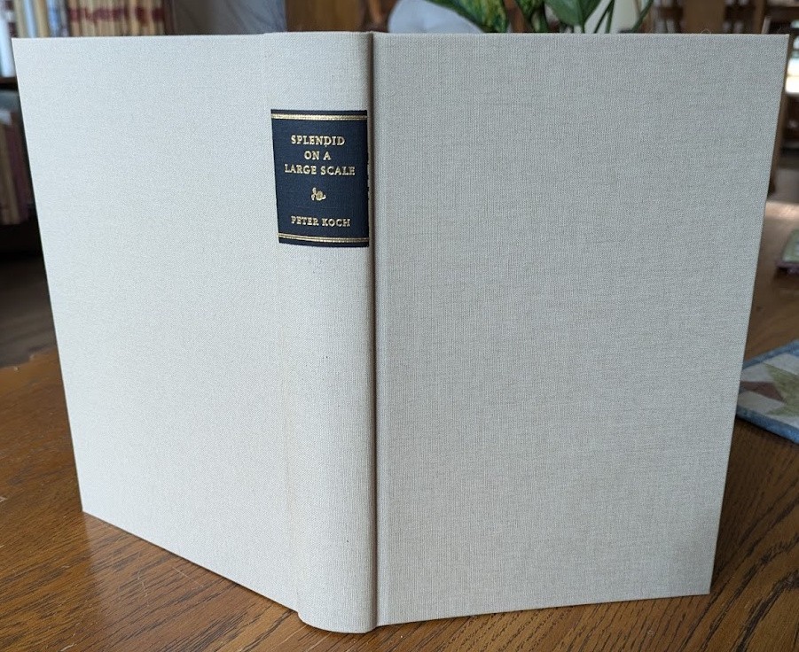 SPLENDID ON A LARGE SCALE: Writings of Hans Peter Koch MT Frontier NEW HC DJ