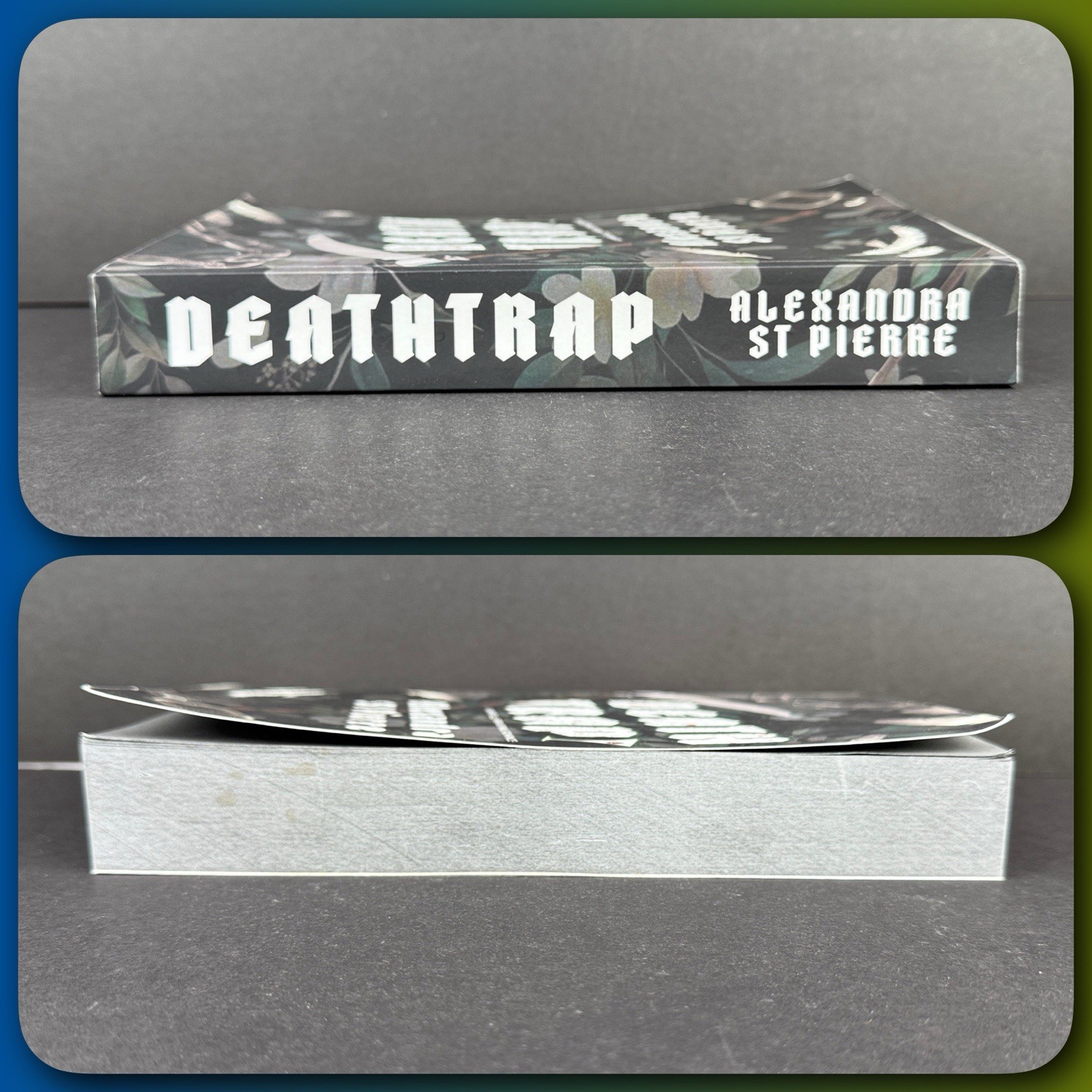 Deathtrap Alexandra St. Pierre 2024 Independent Trade Paperback Black Pages