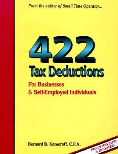 422 Tax Deductions for Businesses and Self-Employed Individuals (475 Tax – GOOD