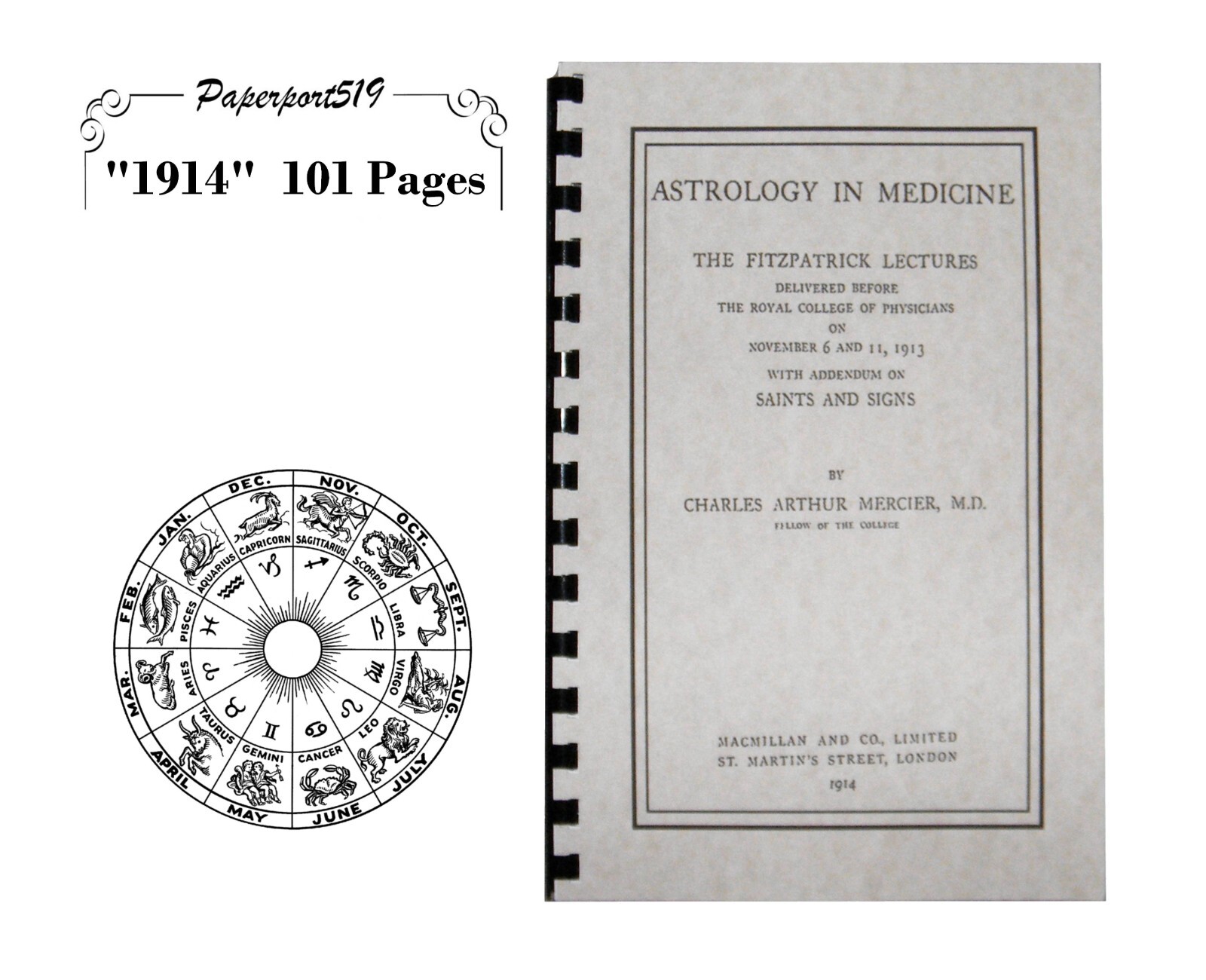 Astrology In Medicine „1914“ 101 Pages