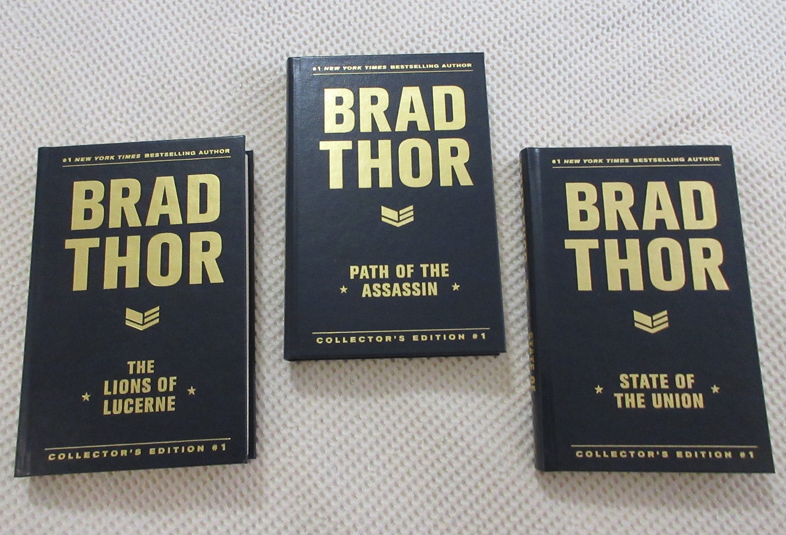 (F) Brad Thor Collector’s Edition #1, Three Books, Atria Hardcover, May 2014