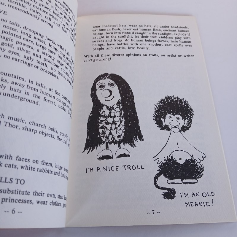 The Droll Trolls By Hildur Ek 1982 Booklet 32 Pages Troll Knowledge And Stories