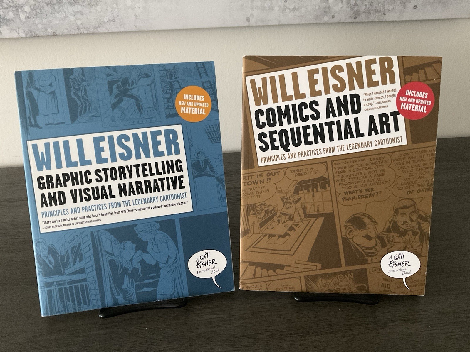 Will Eisner SC Books (2) Comics & Sequential Art-Graphic Storytelling & Visual..