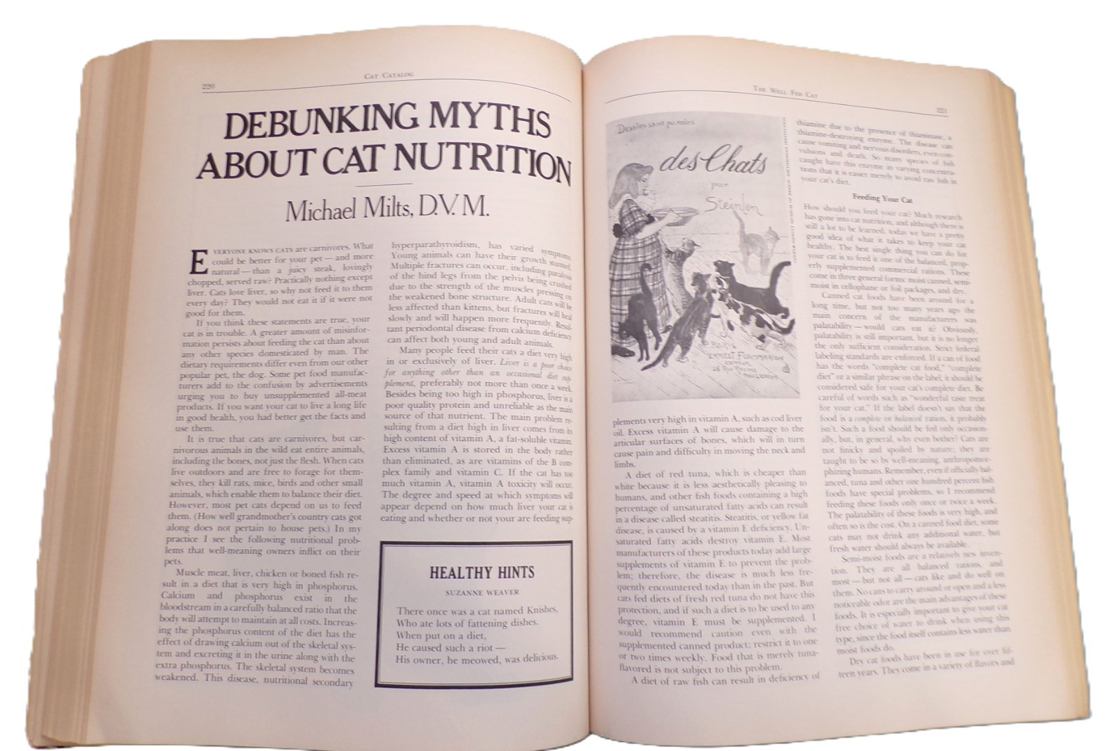 „Cat Catalog“, The Ultimate Cat Book, Large „Very Good“ 1st Ed. Book, 352 pages