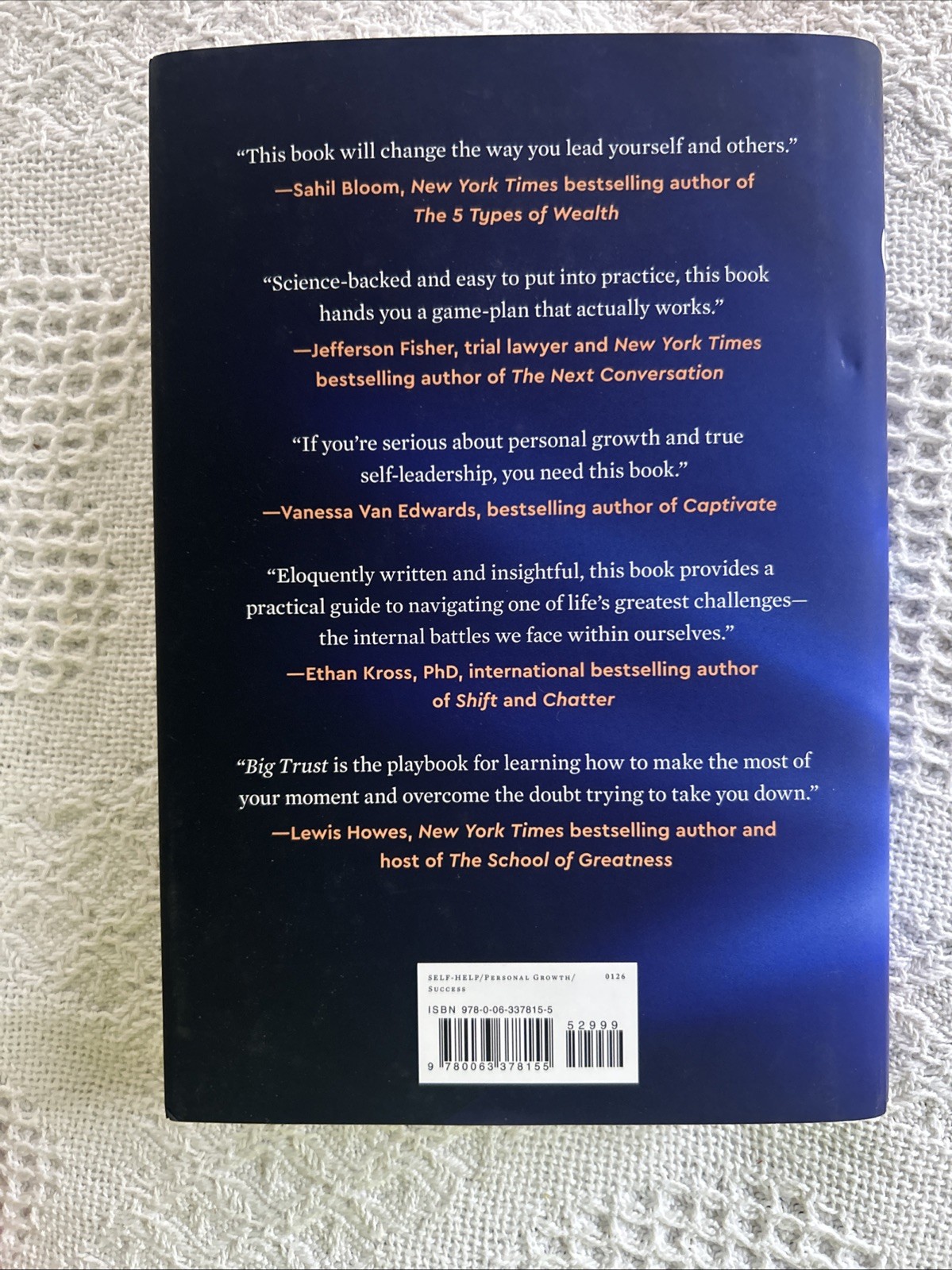 Big Trust by Sekkouah & Zahrai, Hardcover, Self-Help, Psychology, 2026