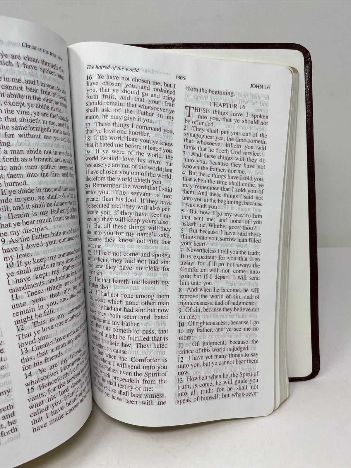 Jack Van Impe Prophecy Bible KJV 1999 Imitation Leather Red Letter Clean Pages