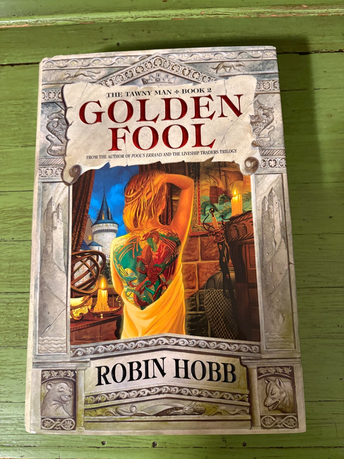 Robin Hobb Golden Fool Tawny Man Series #2 Hard Cover DJ Like New
