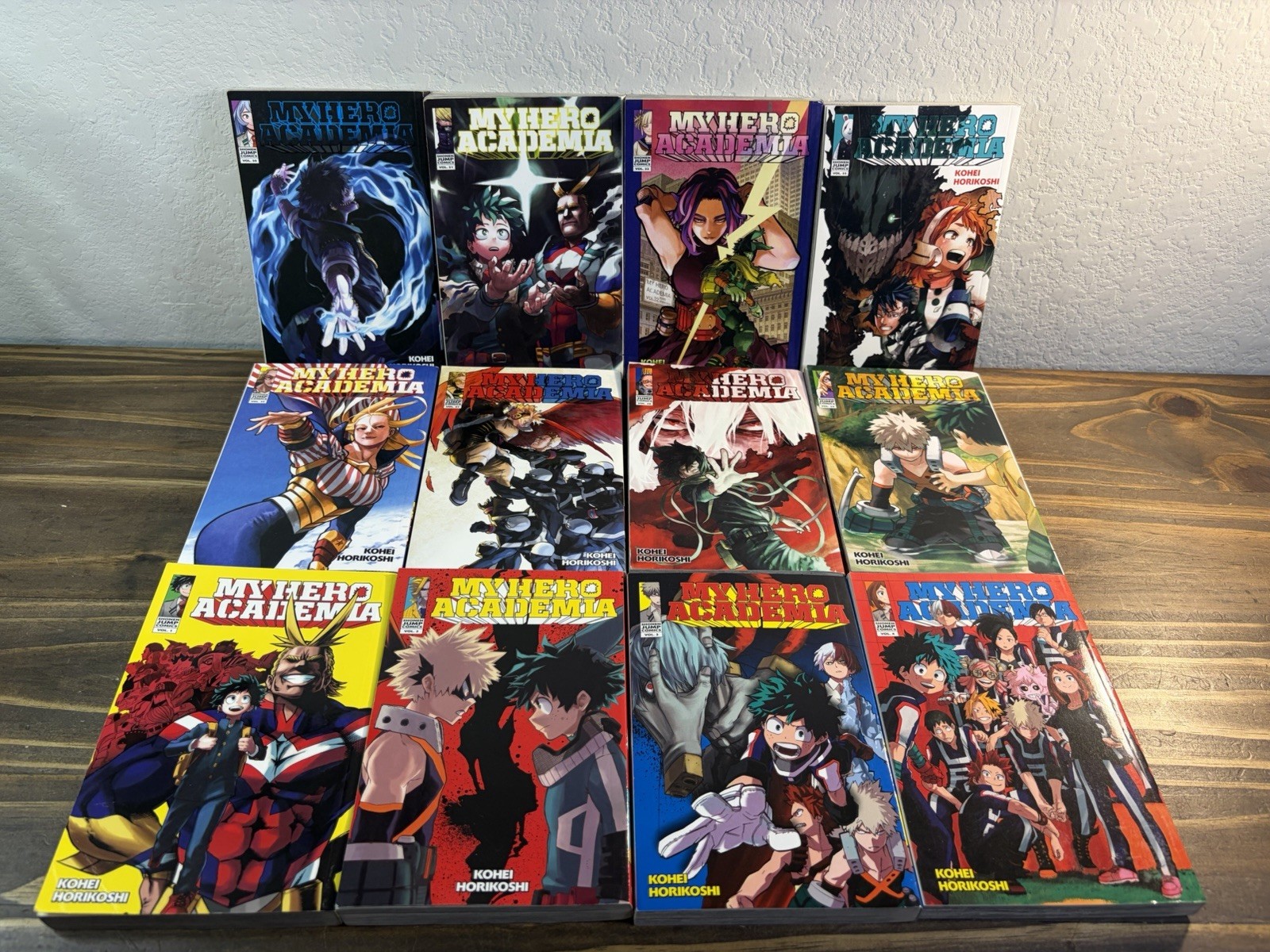 My Hero Academia Manga Anime 12 Book Lot Volumes 1-4, 27-34 Kohei Horikoshi Used