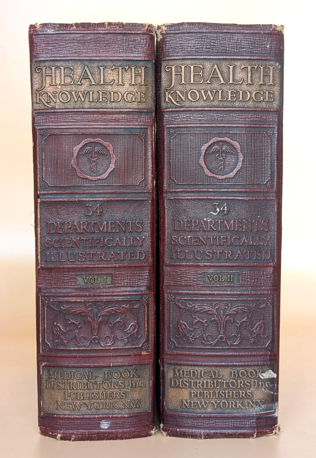 Health Knowledge 2 Vol Set 1927 Medical Anatomy Flap Illustrations Corish