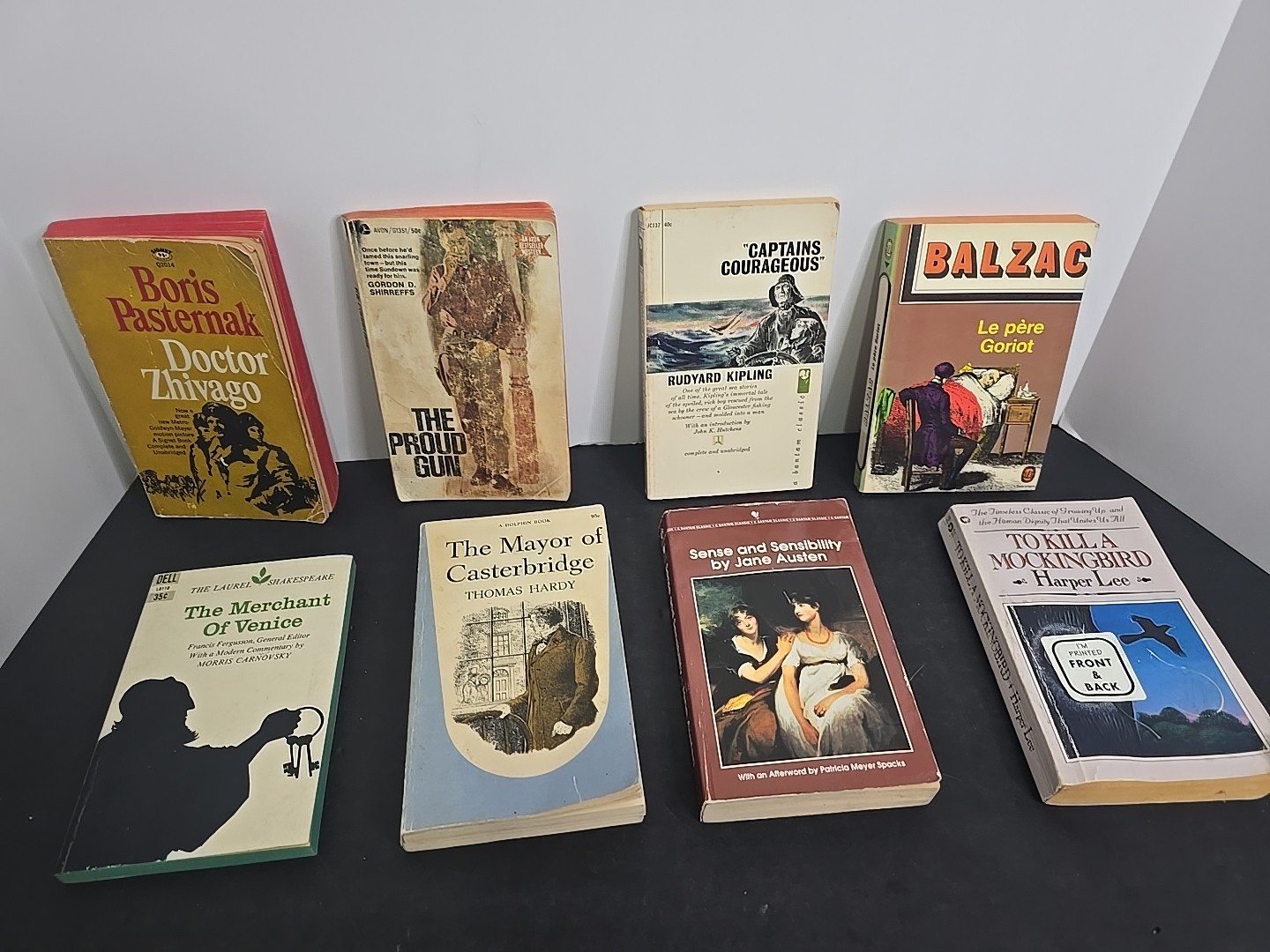 Lot of 8 Classic Vintage Books – Austen, Harper Lee, Balzac, Kipling, Hardy,…