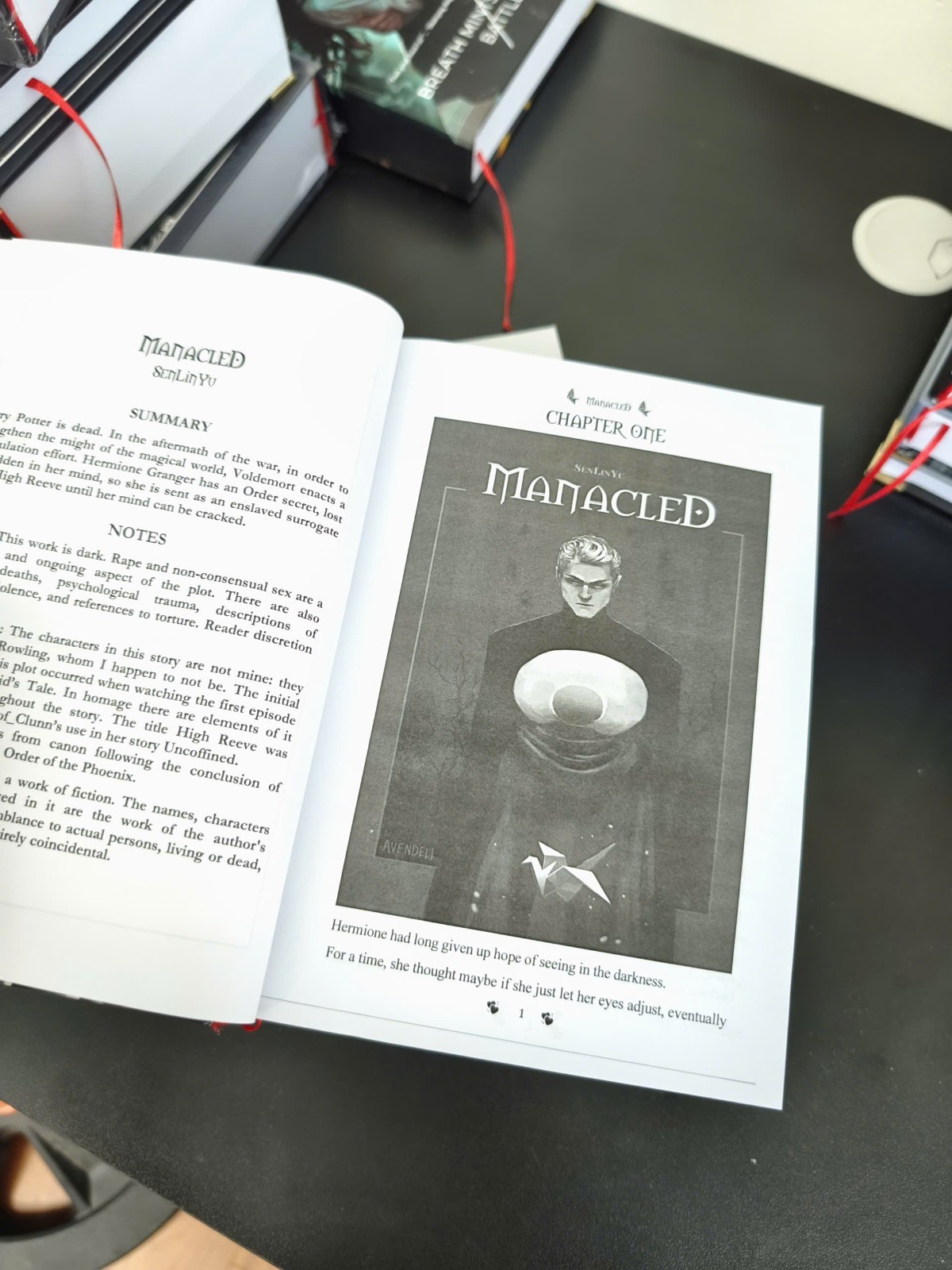 manacled book by senlinyu Full chapter (volume 1.2.3) – Hard cover