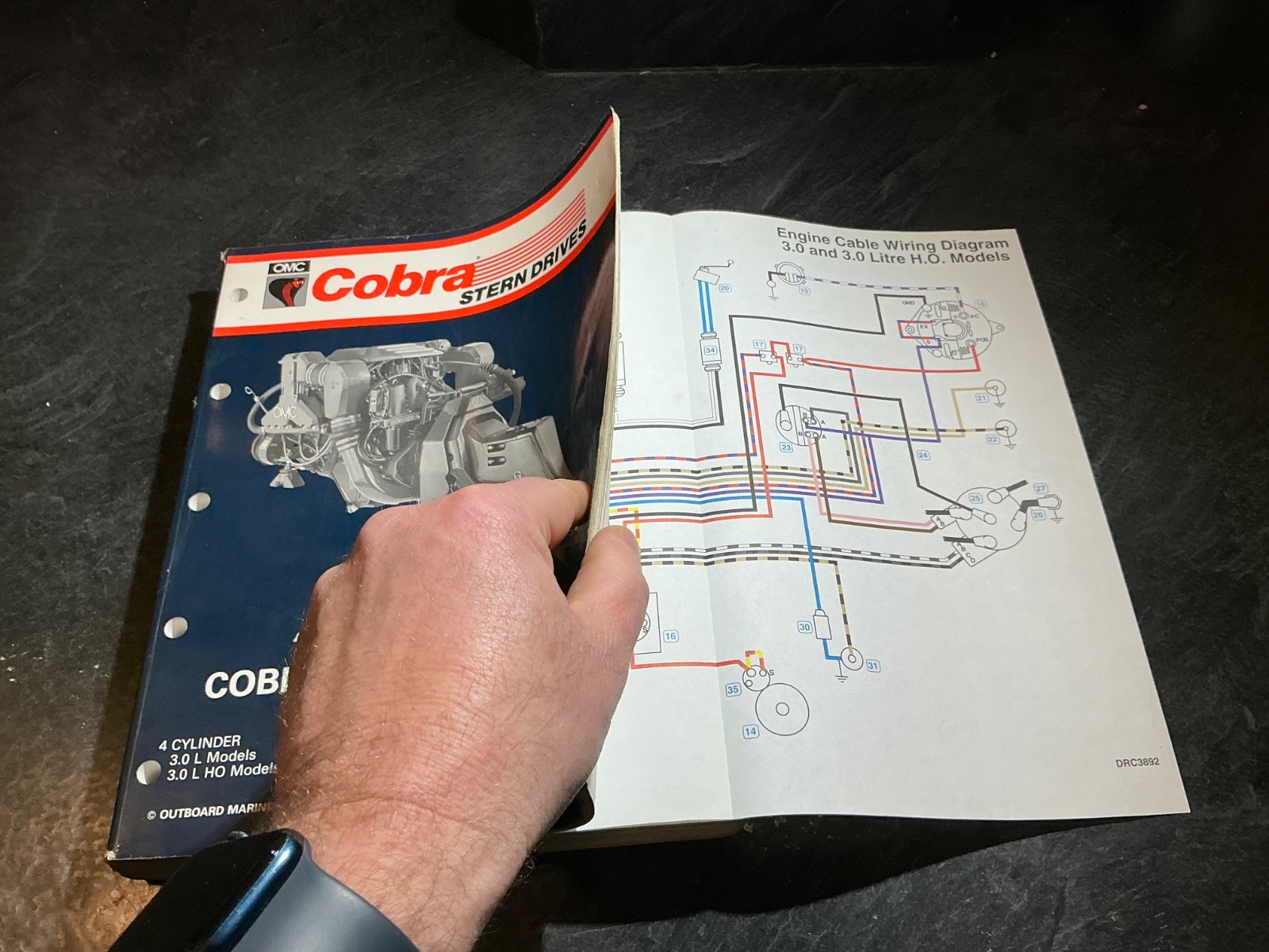 1992 OMC Cobra AMH Models Service Manual 3.0L, 4.3L, 5.0L, 5.7,L 5.8L, 351 V8