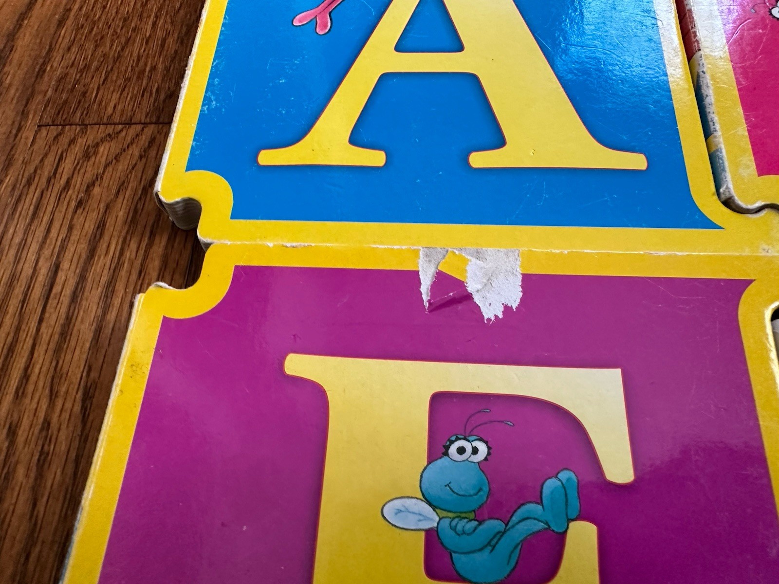 Vintage 26 Sesame Street Alphabet Interlocking ABC Board Book Set A-Z & Others!