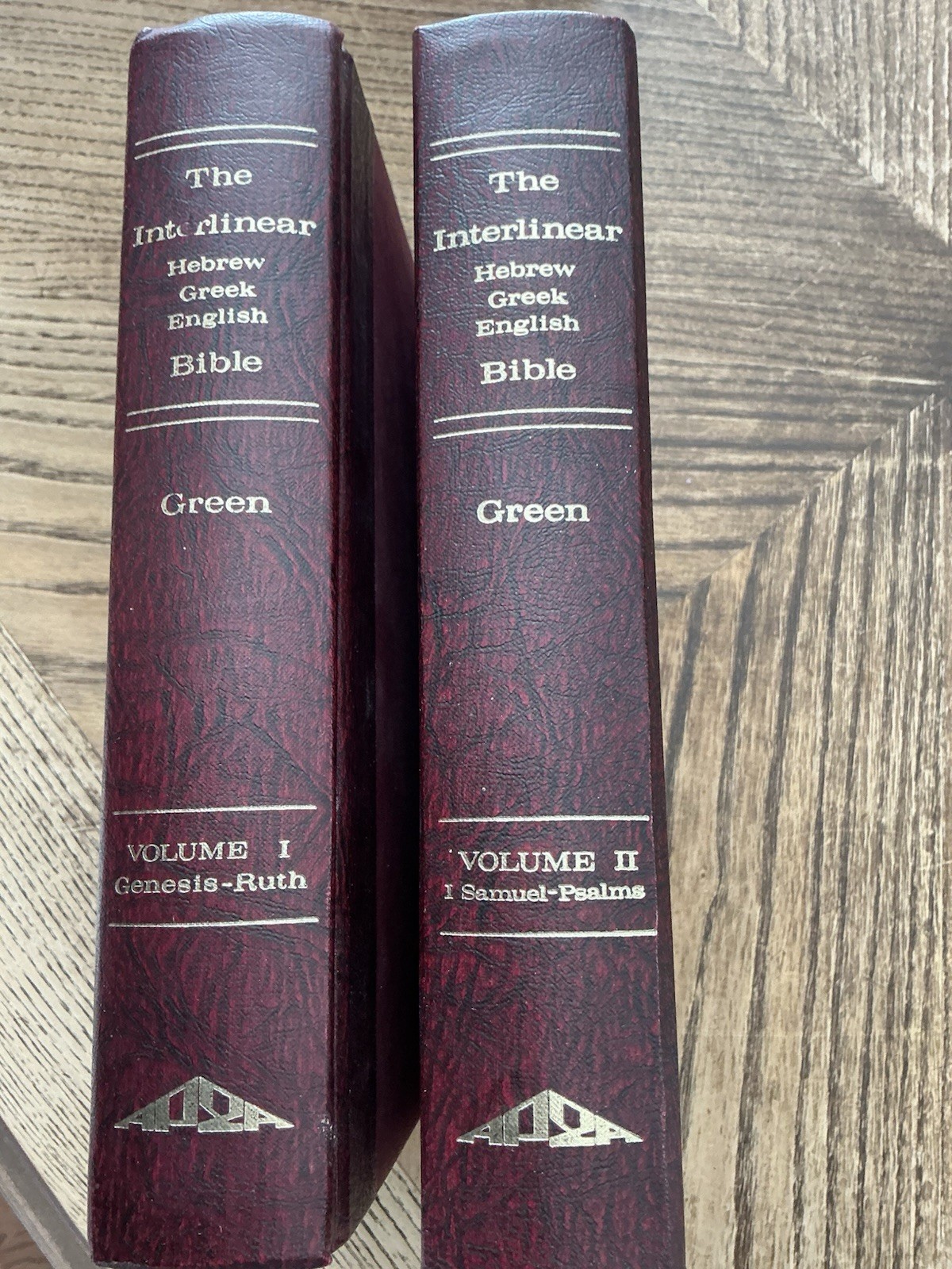 The Interlinear Hebrew/Greek English Bible Jay Green 4-Vol HC 1976