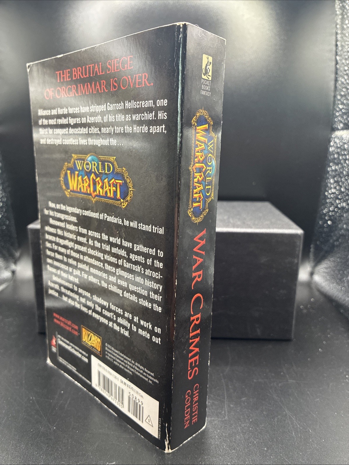 World of Warcraft: War Crimes Mass Market Paperback Free Shipping