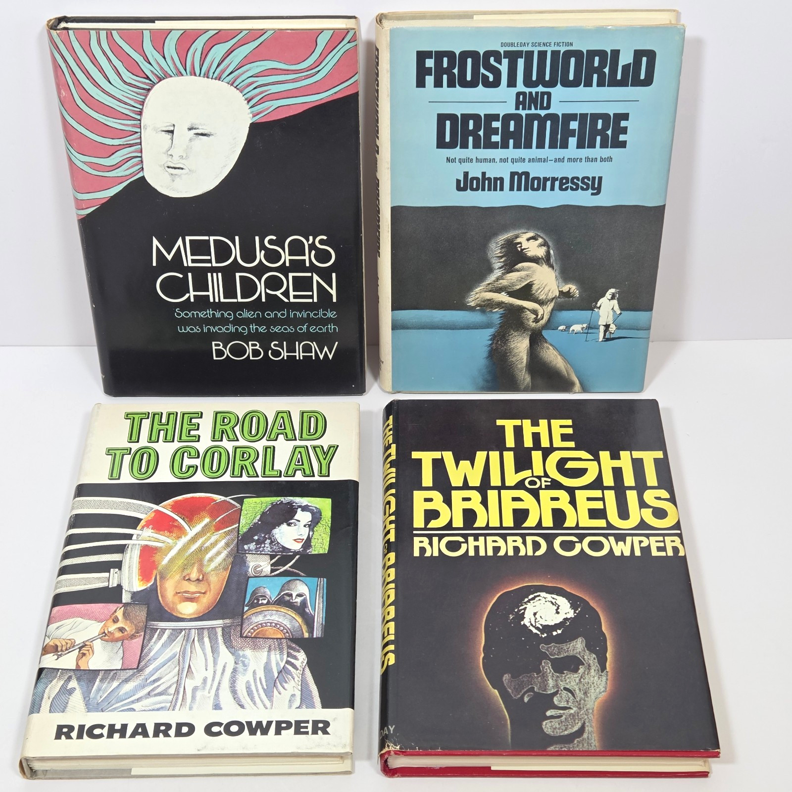 Vtg 1970s New Wave SciFi BCE HCDJ Lot of 13 Brunner Maine Reamy Shaw Hugo Nebula