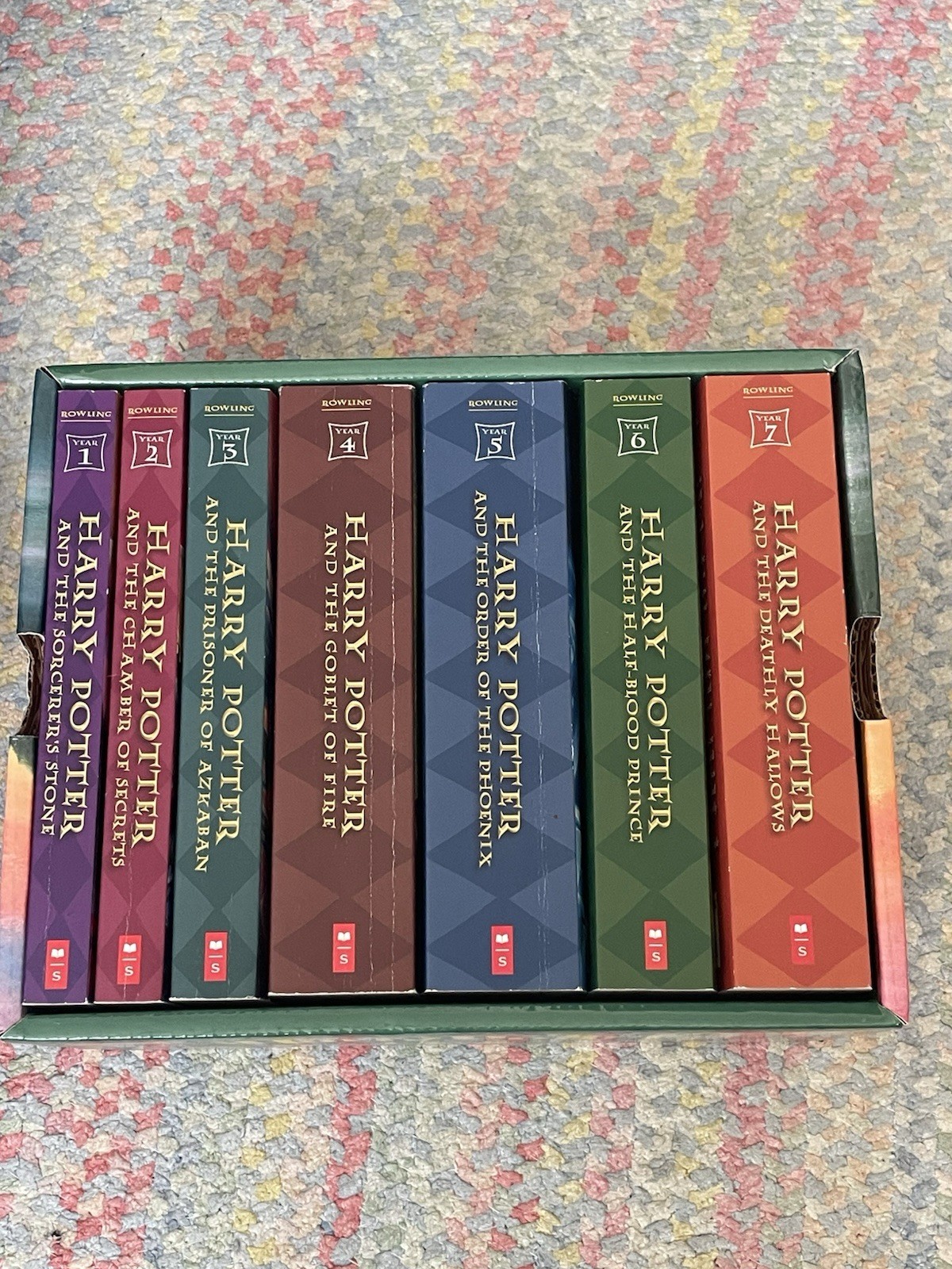 Harry Potter Paperback Boxset #1-7 by J. K. Rowling (2009, Hardcover)