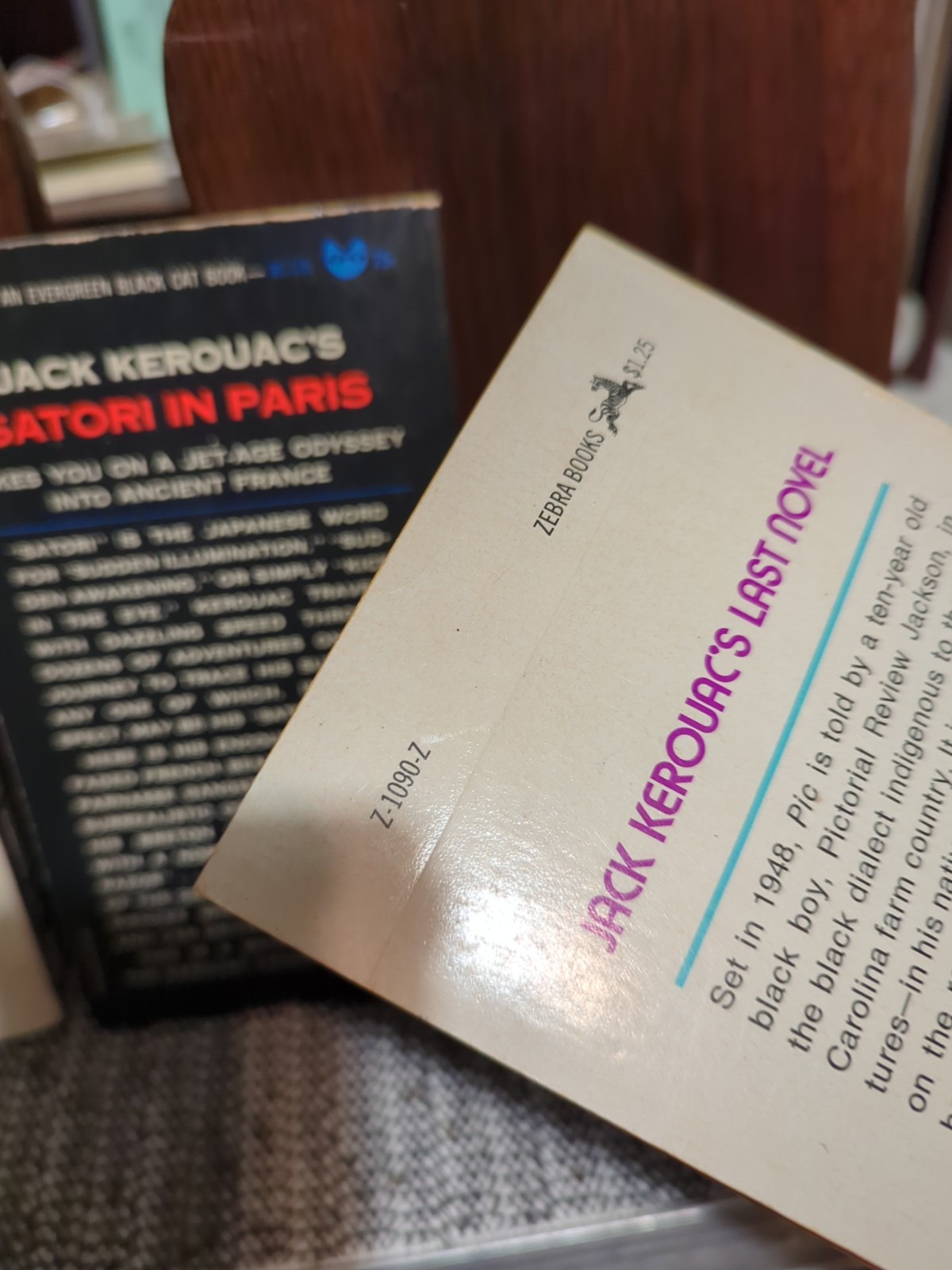 Jack Kerouac 1st Edition Paperback Lot Satori In Paris Desolation Angels & PIC