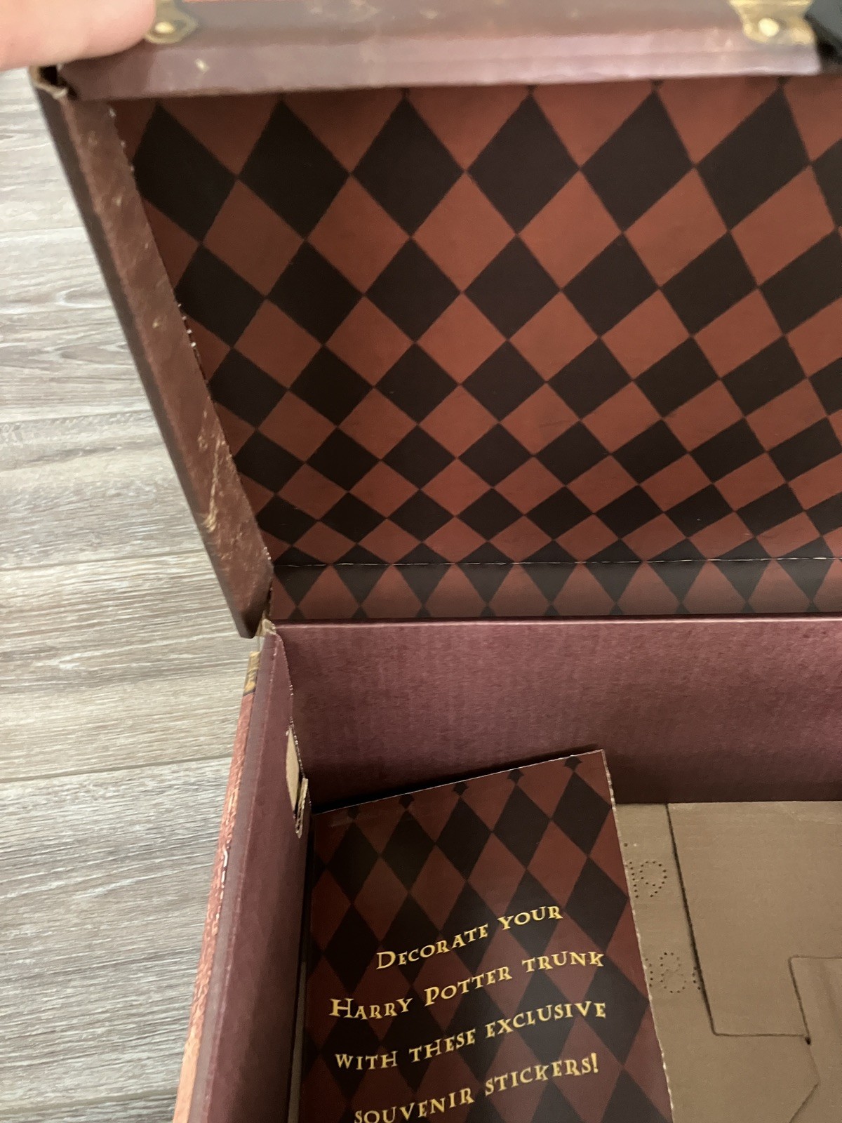 Harry Potter Empty Box ONLY Trunk Chest ONLY Limited Edition -READ Description