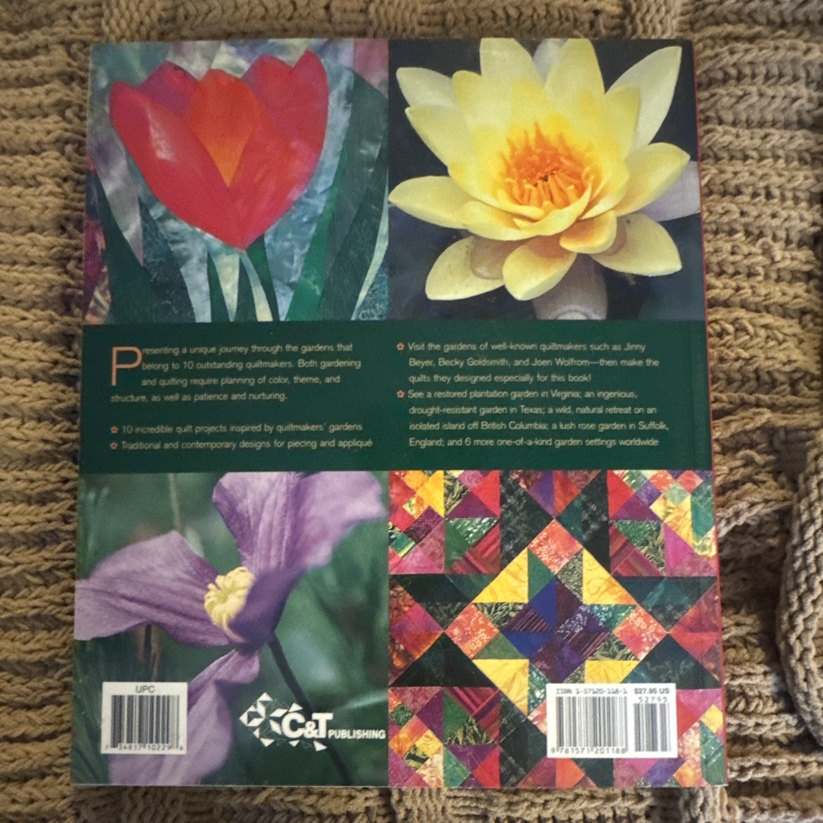 Along the Garden Path Jean & Valori Wells HC Illus C&T Quilting Gardening
