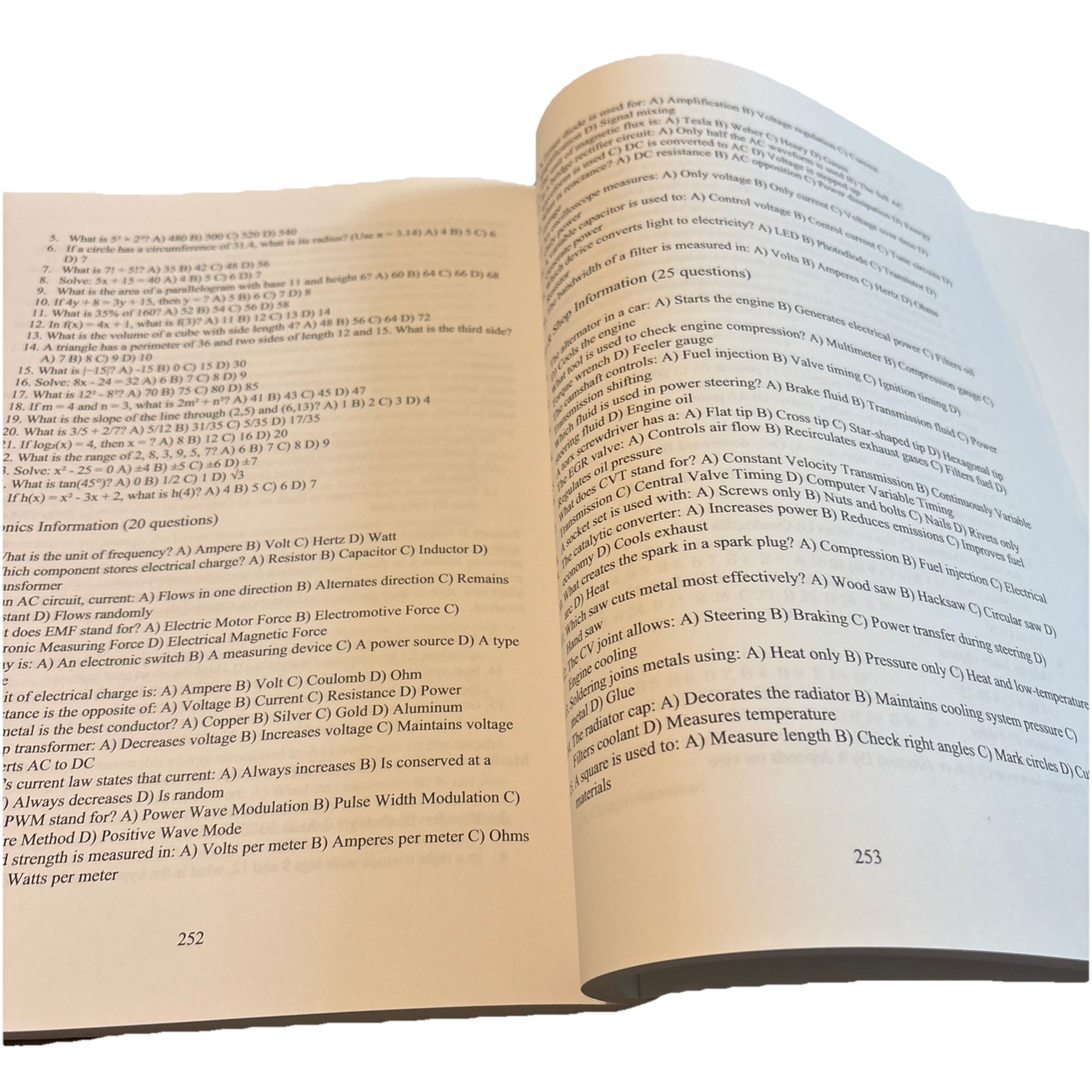 ASVAB Study Guide 2026-2027: 25 Complete Practice Tests* PB Very Good