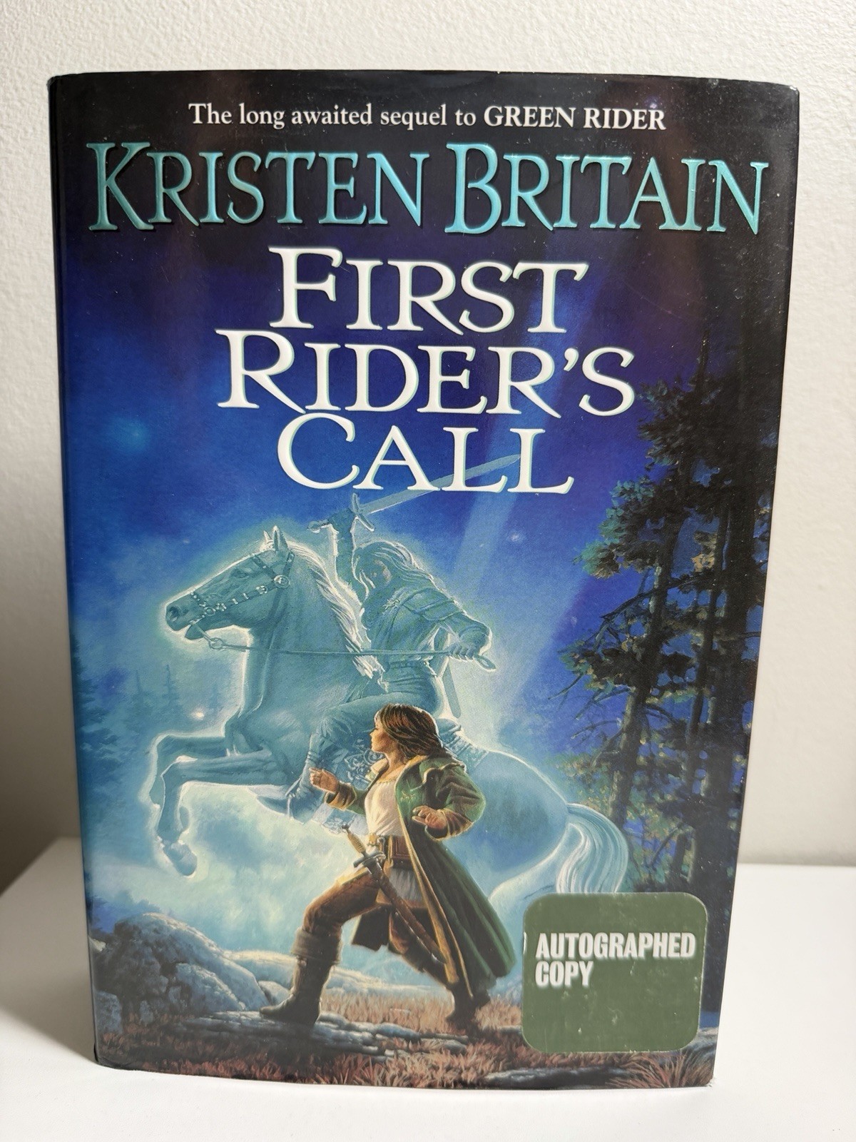 Signed First Rider’s Call Kristen Britain 1st Printing HC 2003 Green Rider