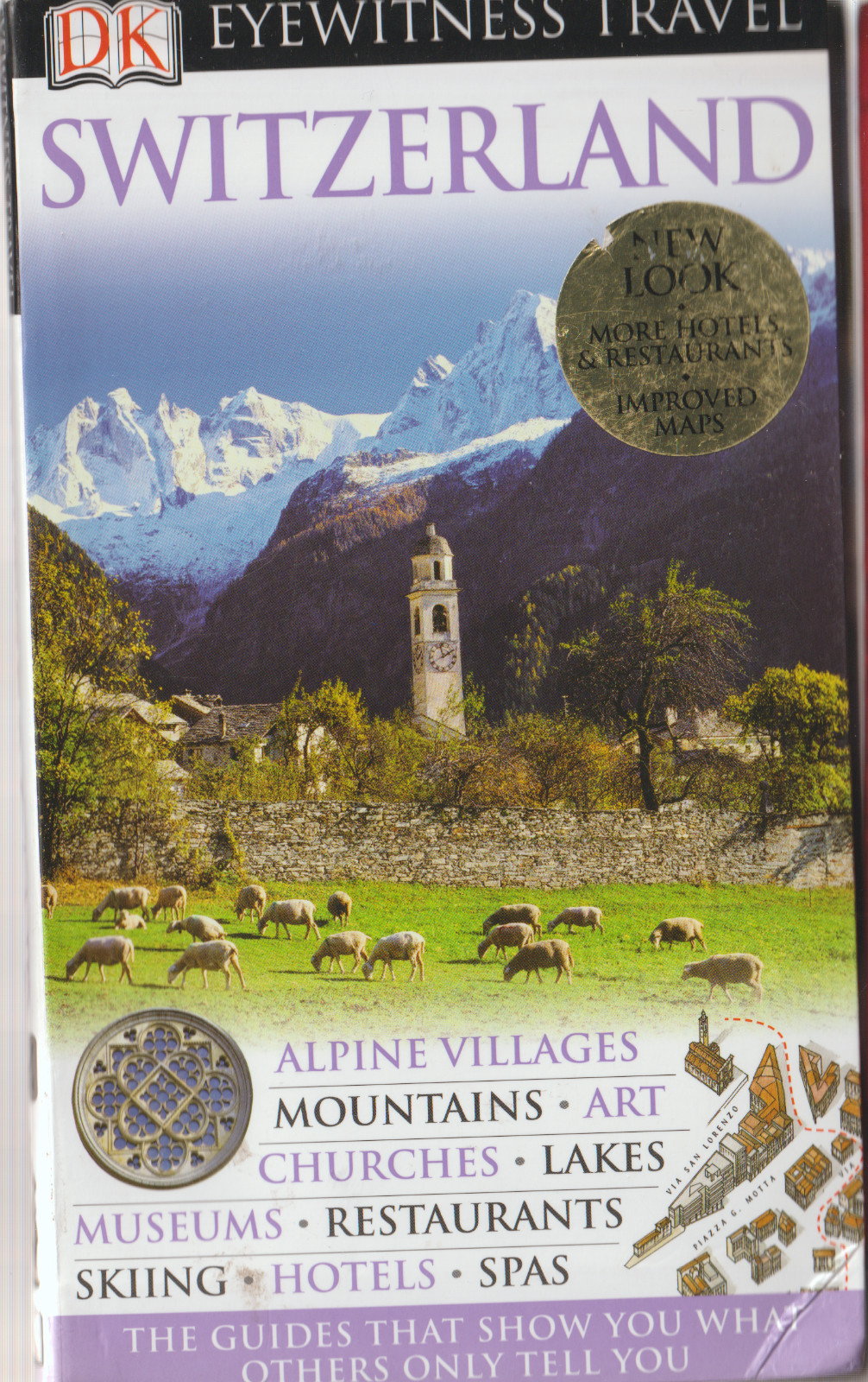 SWITZERLAND, BY EYEWITNESS TRAVEL, HARDCOVER 1ST EDITION 2005