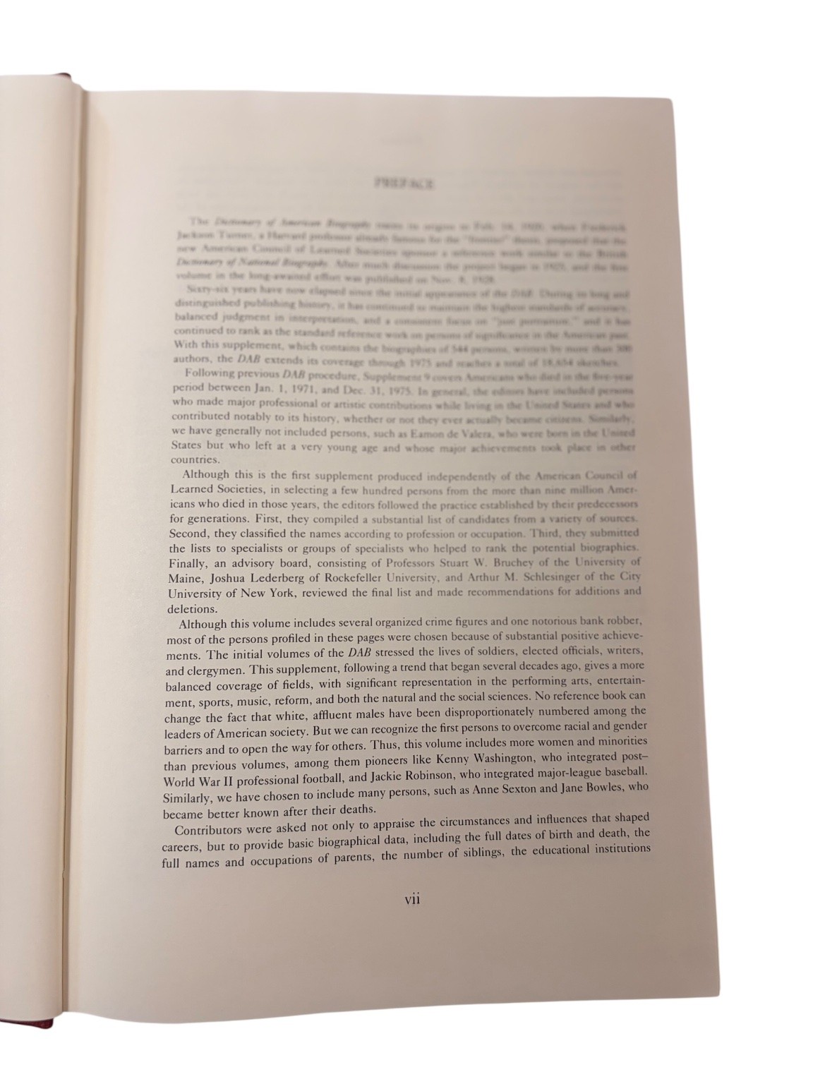 Dictionary of American Biography Supplement Nine 1971-1975 Kenneth T. Jackson